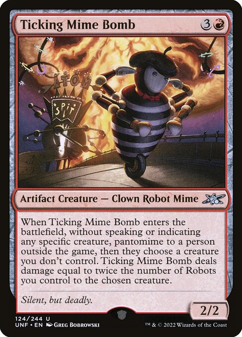 Ticking Mime Bomb from Unfinity