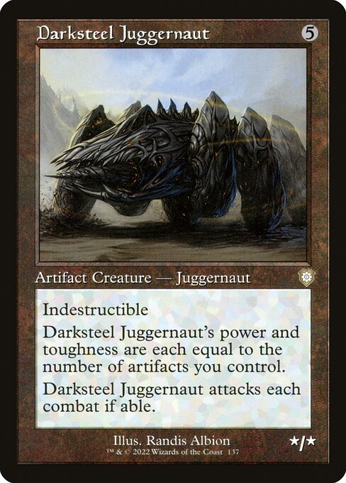 Darksteel Juggernaut highlighted card art
