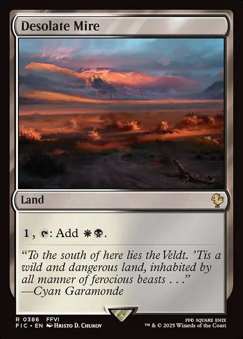 Desolate Mire highlighted card art