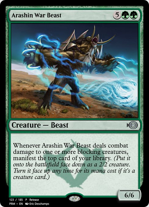 Arashin War Beast highlighted card art