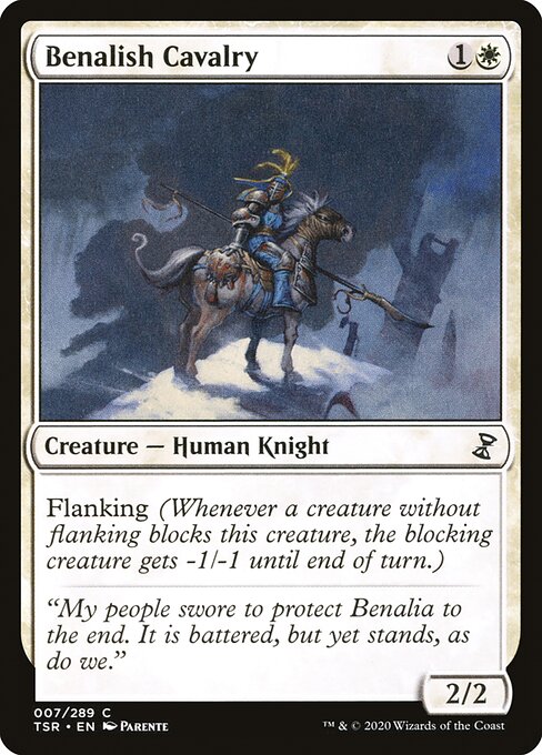 Benalish Cavalry highlighted card art