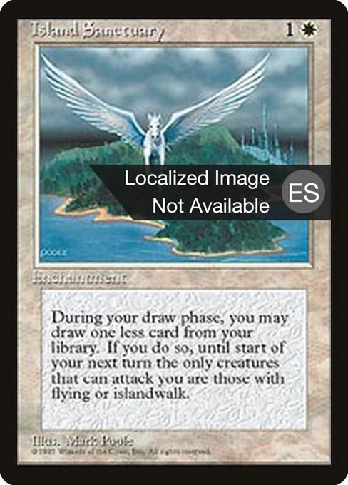 Island Sanctuary from Fourth Edition Foreign Black Border