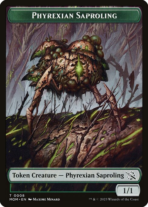 Phyrexian Saproling highlighted card art