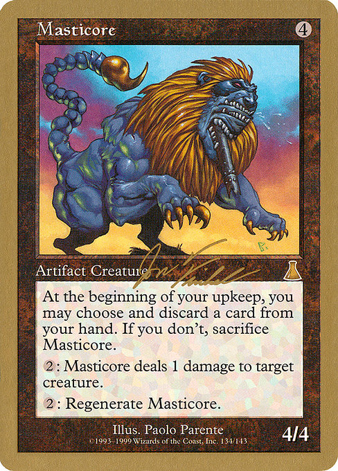 Masticore from World Championship Decks 2000
