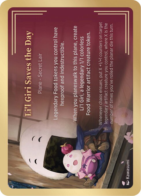 Li'l Giri Saves the Day highlighted card art