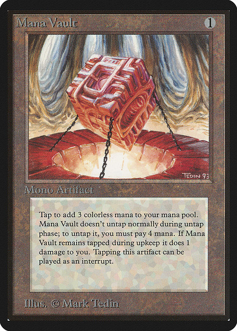 Mana Vault from Limited Edition Beta