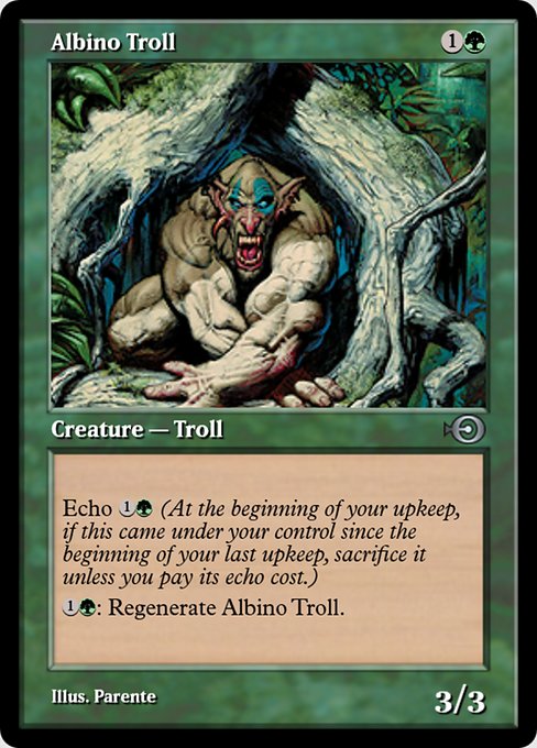 Albino Troll from Magic Online Promos