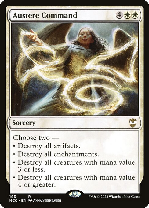 Austere Command from New Capenna Commander