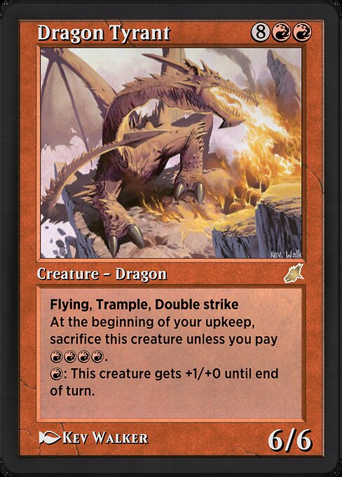 Dragon Tyrant highlighted card art
