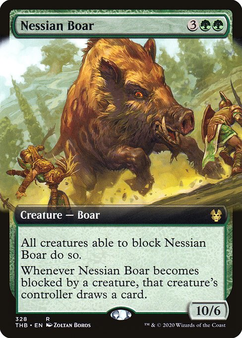 Nessian Boar from Theros Beyond Death