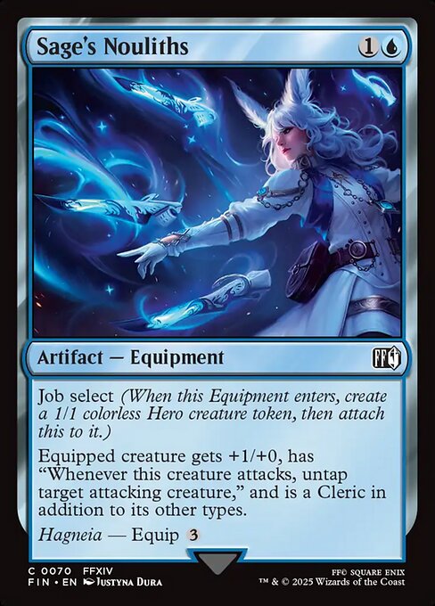 Sage's Nouliths highlighted card art