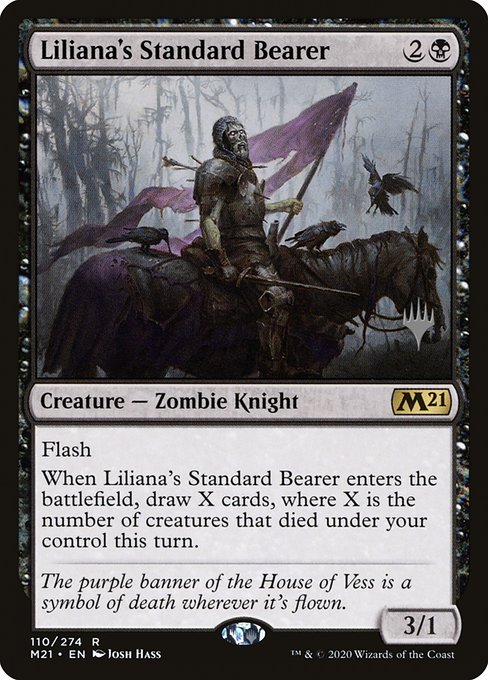 Liliana's Standard Bearer from Core Set 2021 Promos
