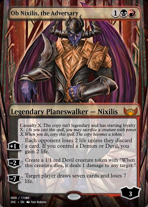 Ob Nixilis, the Adversary highlighted card art