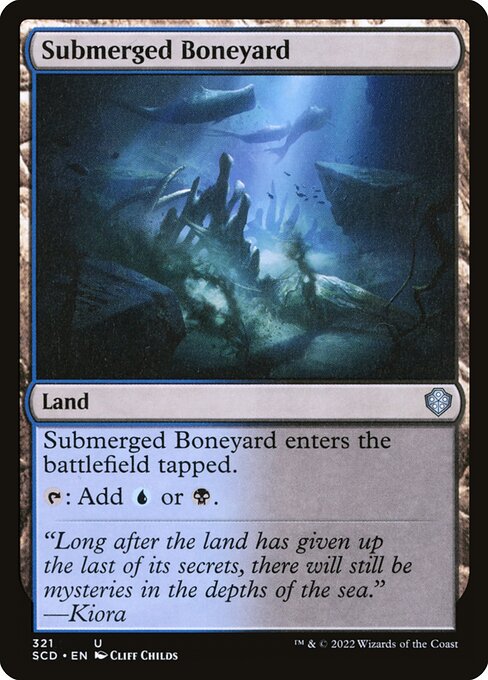 Submerged Boneyard from Starter Commander Decks
