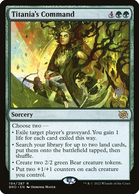 Titania's Command from The Brothers' War Promos