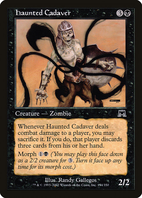 Haunted Cadaver highlighted card art
