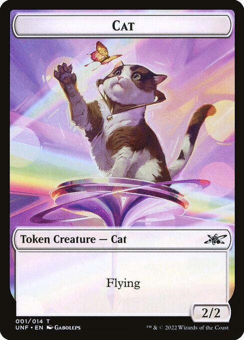 Cat highlighted card art
