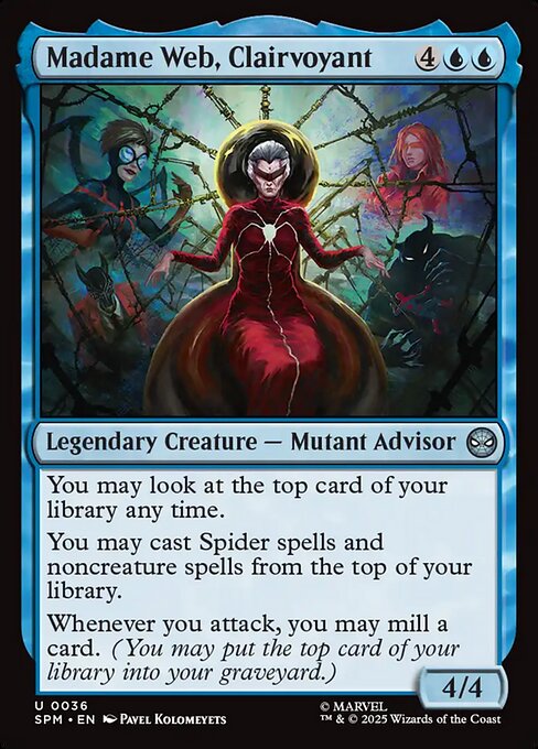 Madame Web, Clairvoyant highlighted card art