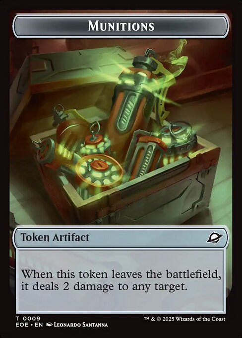 Munitions highlighted card art