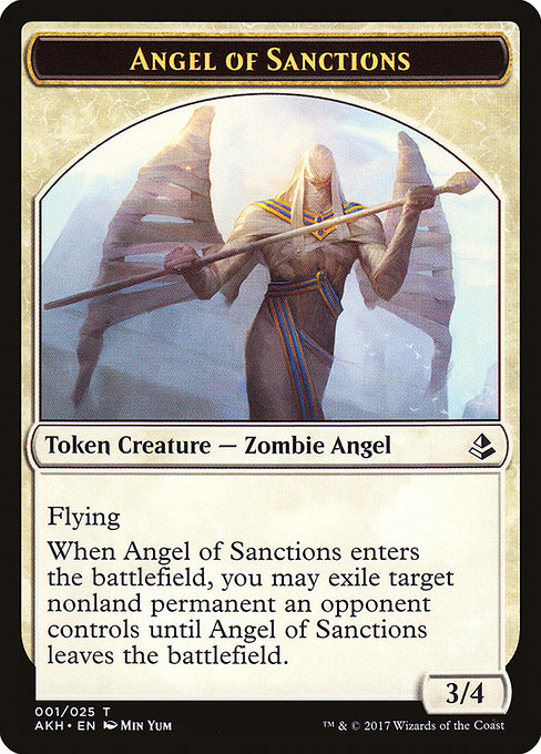 Angel of Sanctions from Amonkhet Tokens