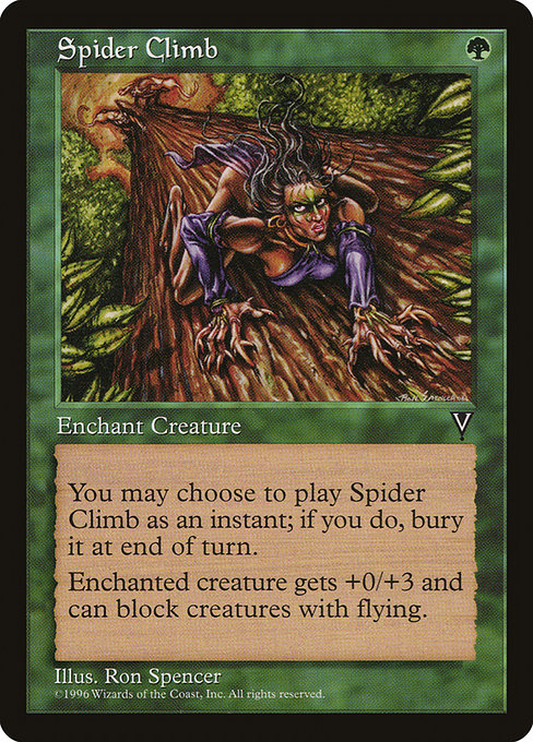 Spider Climb highlighted card art