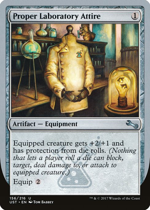 Proper Laboratory Attire highlighted card art