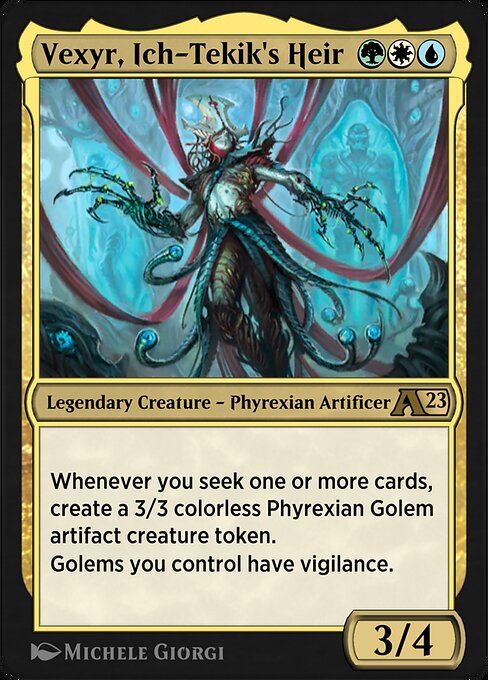 Vexyr, Ich-Tekik's Heir highlighted card art