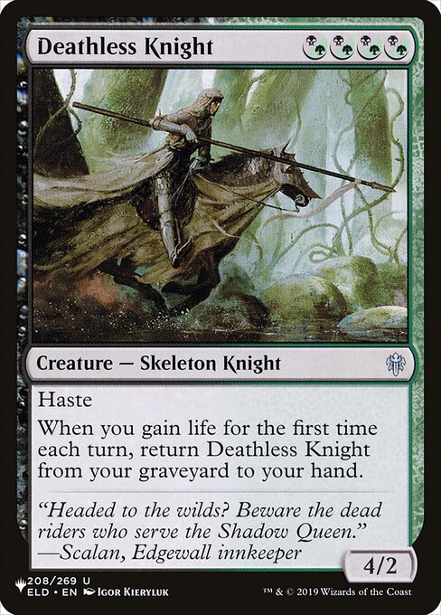 Deathless Knight highlighted card art
