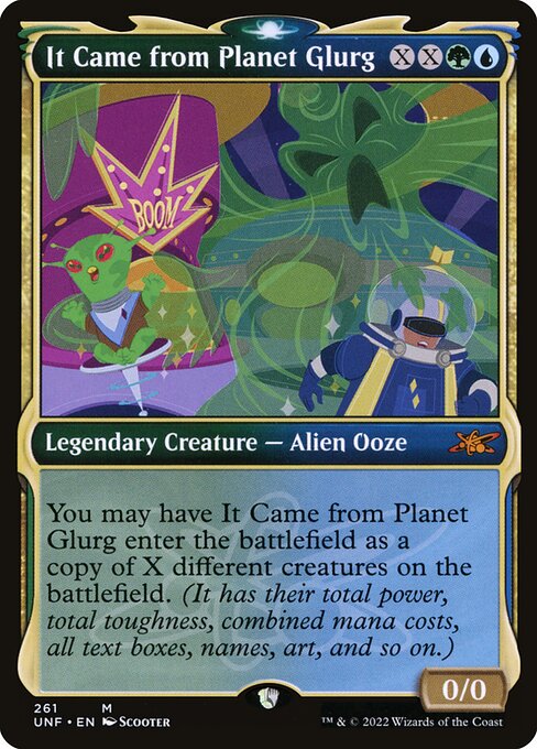 It Came from Planet Glurg highlighted card art