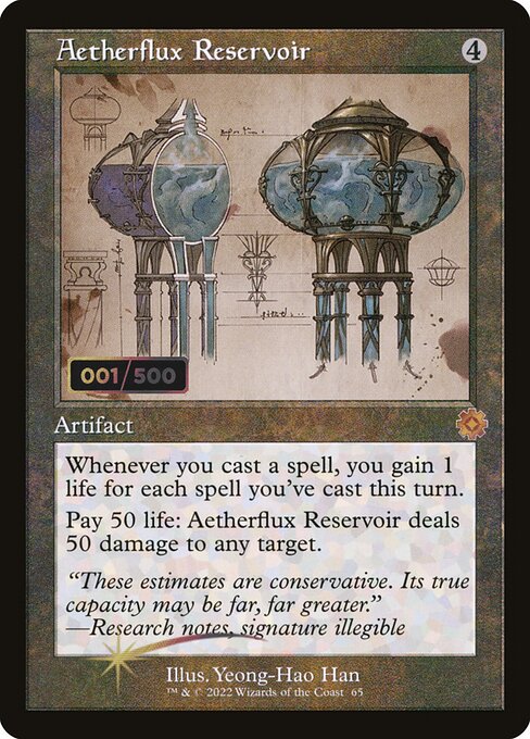 Aetherflux Reservoir from The Brothers' War Retro Artifacts