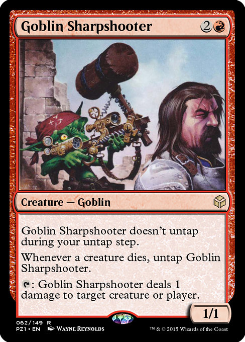 Goblin Sharpshooter from Legendary Cube Prize Pack