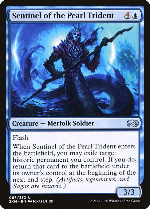 Sentinel of the Pearl Trident highlighted card art