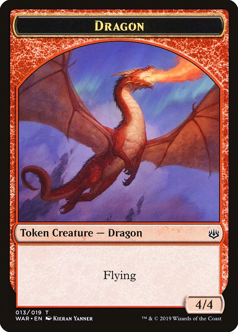 Dragon from War of the Spark Tokens