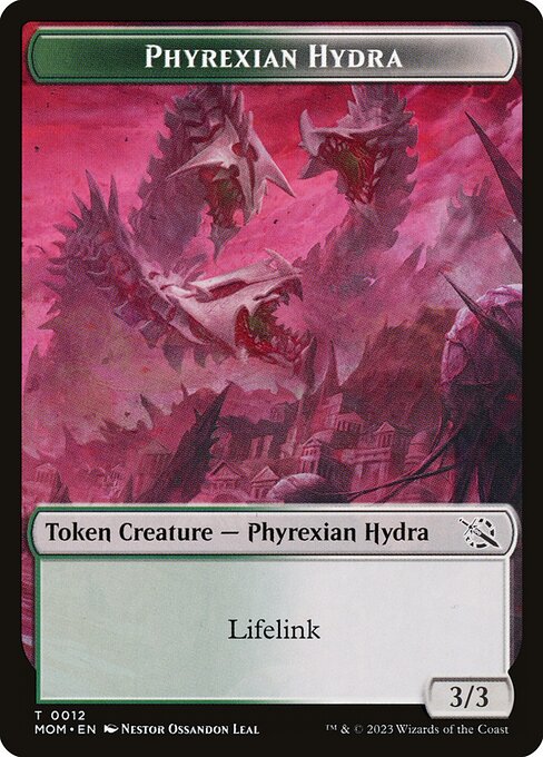 Phyrexian Hydra highlighted card art