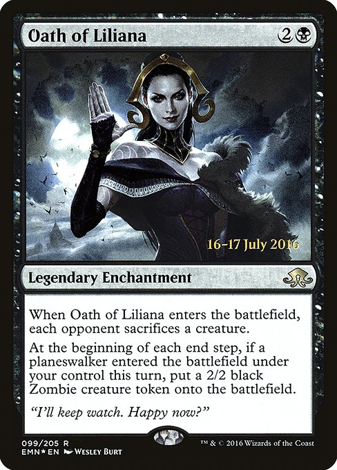 Oath of Liliana from Eldritch Moon Promos