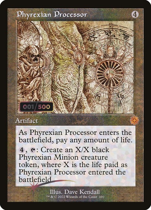Phyrexian Processor from The Brothers' War Retro Artifacts