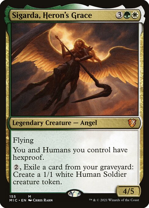 Sigarda, Heron's Grace from Midnight Hunt Commander