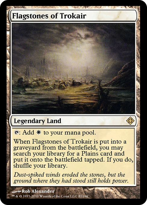 Flagstones of Trokair from Magic Online Theme Decks