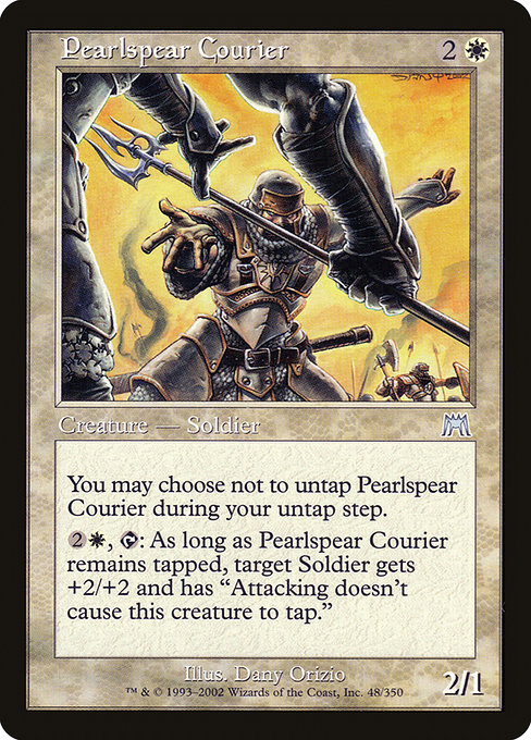 Pearlspear Courier highlighted card art