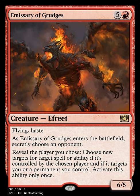 Emissary of Grudges highlighted card art