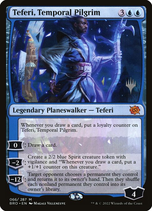 Teferi, Temporal Pilgrim from The Brothers' War Promos