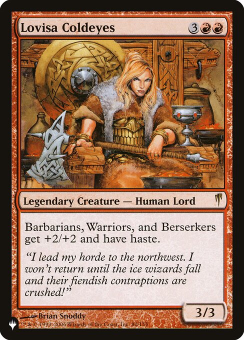 Lovisa Coldeyes highlighted card art