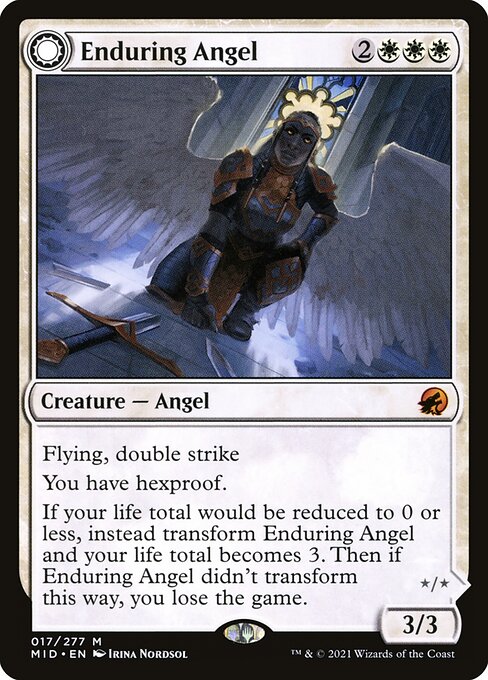 Enduring Angel // Angelic Enforcer from Innistrad: Midnight Hunt