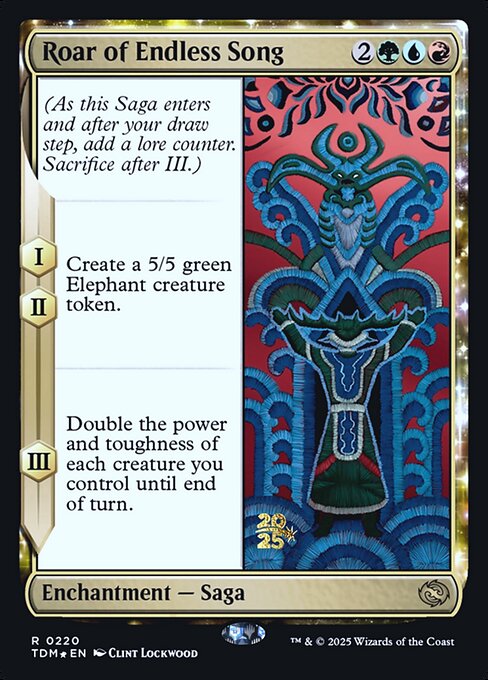 Roar of Endless Song from Tarkir: Dragonstorm Promos