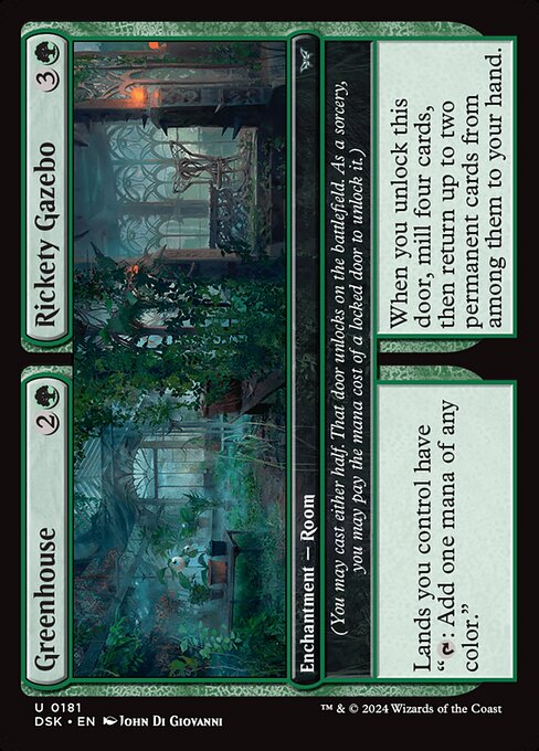 Greenhouse // Rickety Gazebo highlighted card art