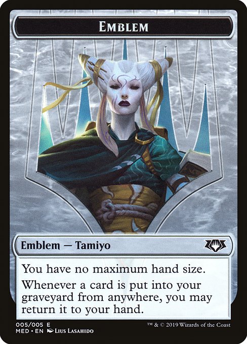 Tamiyo, the Moon Sage Emblem highlighted card art