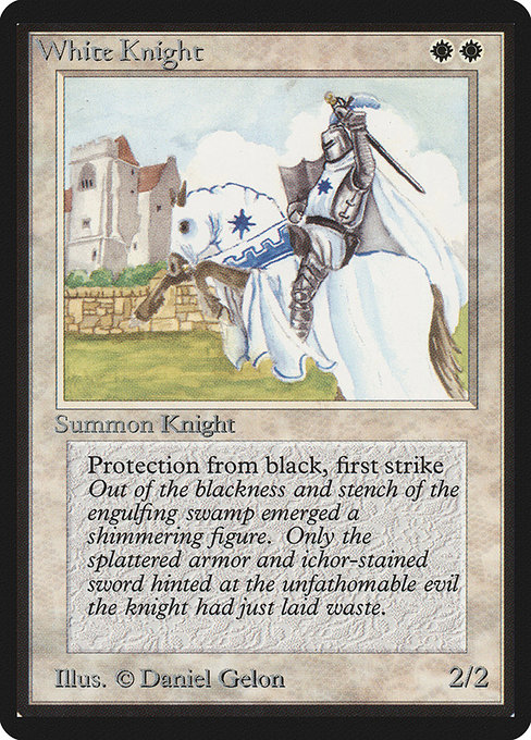 White Knight from Limited Edition Beta