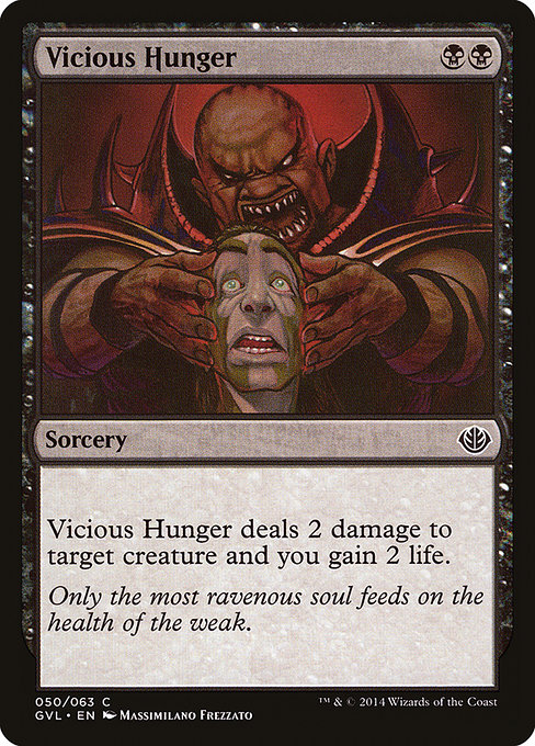 Vicious Hunger highlighted card art