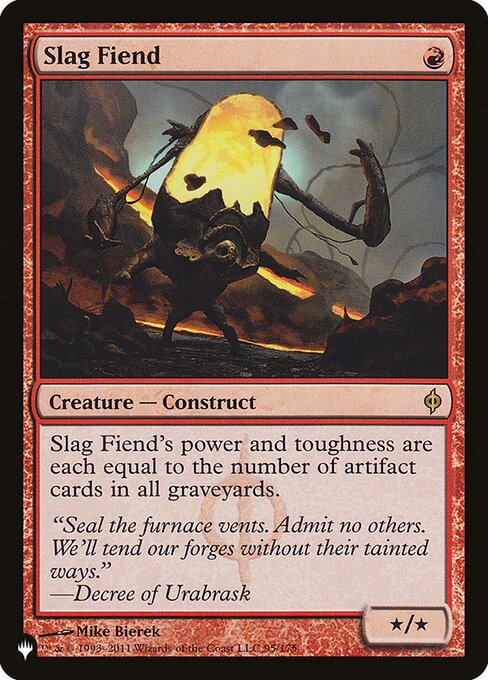 Slag Fiend highlighted card art