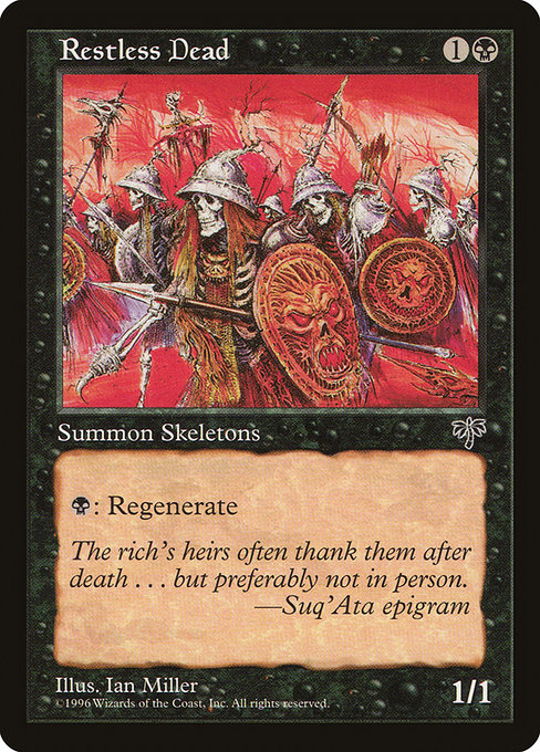 Restless Dead highlighted card art